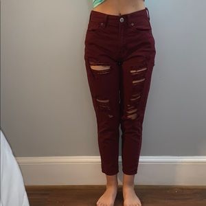 american eagle ripped jeans